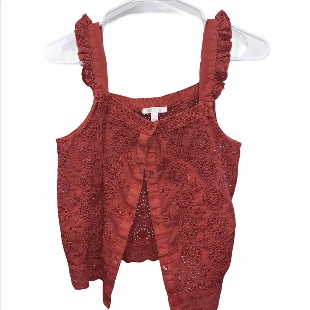 Button Up Crop Top